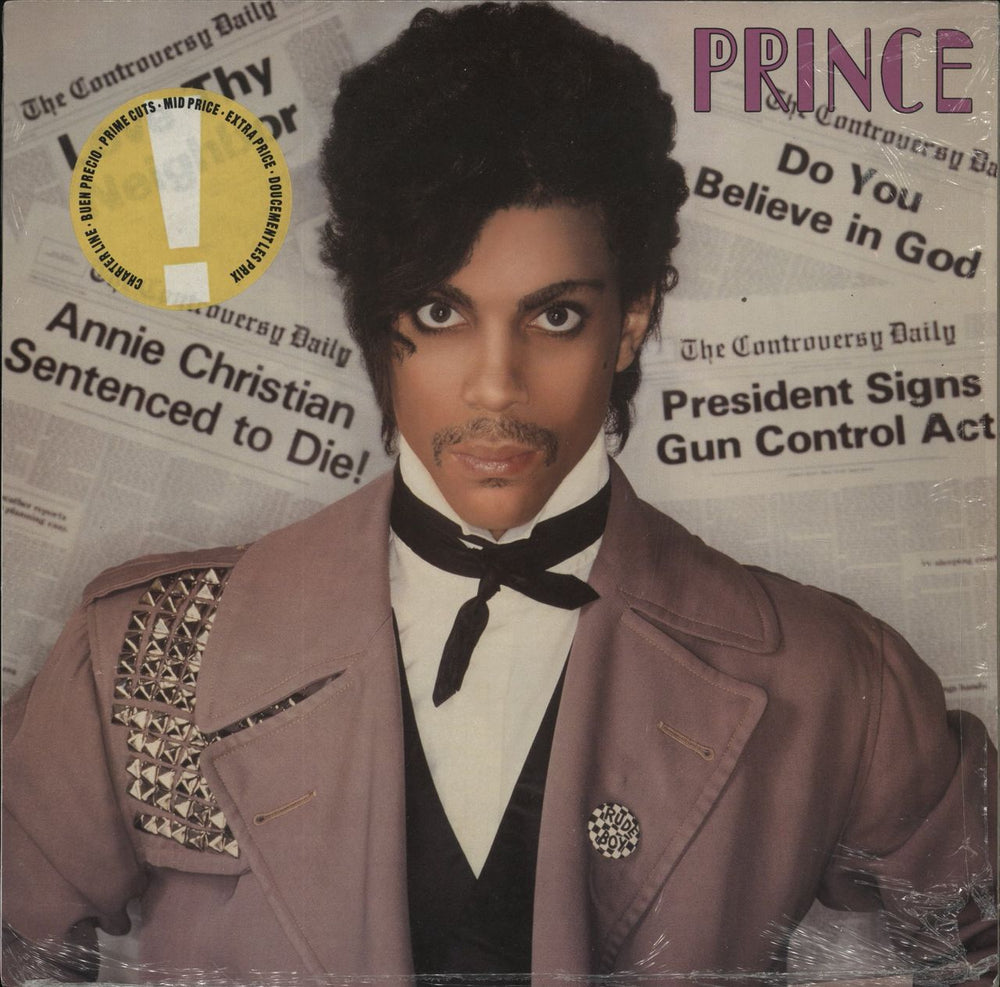Prince Controversy - shrink German vinyl LP album (LP record) WBK56950