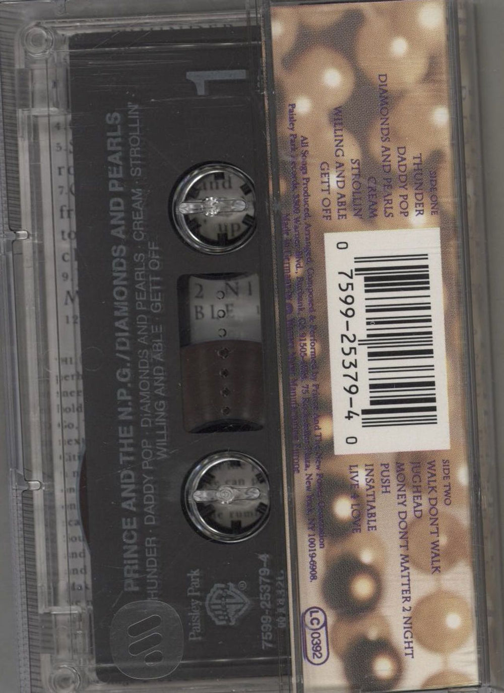 Prince Diamonds And Pearls - Hologram UK cassette album 075992537940