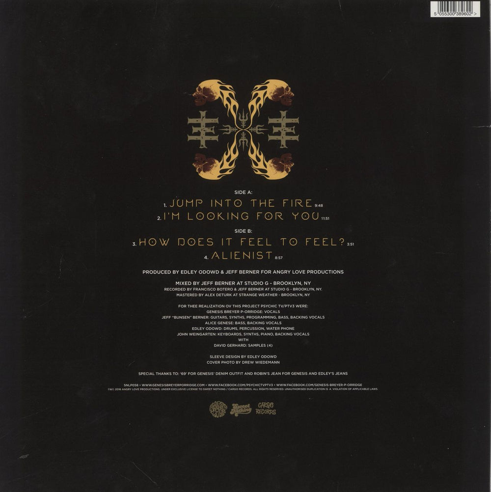 Psychic TV Alienist UK vinyl LP album (LP record) 5055300389602