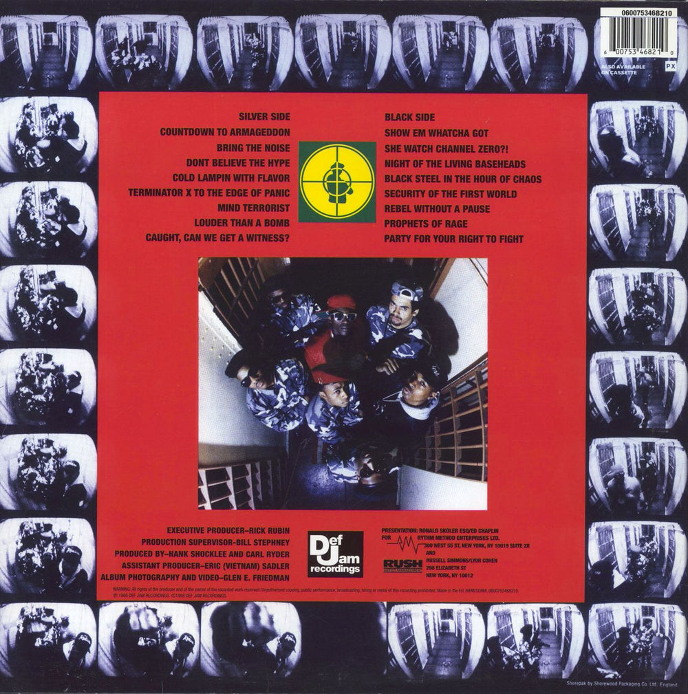 Public Enemy It Takes A Nation Of Millions To Hold Us Back - 180 Gram UK vinyl LP album (LP record) 600753468210