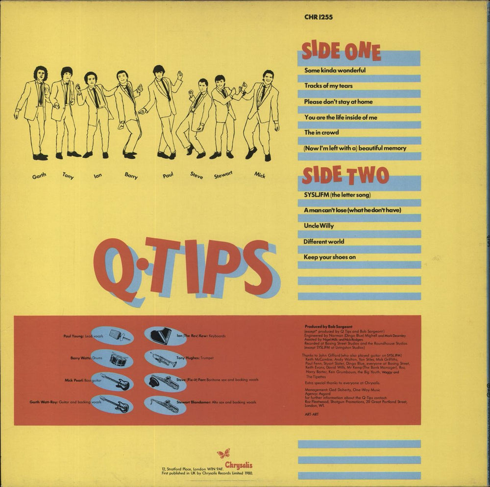 Q-Tips Q-Tips UK vinyl LP album (LP record)
