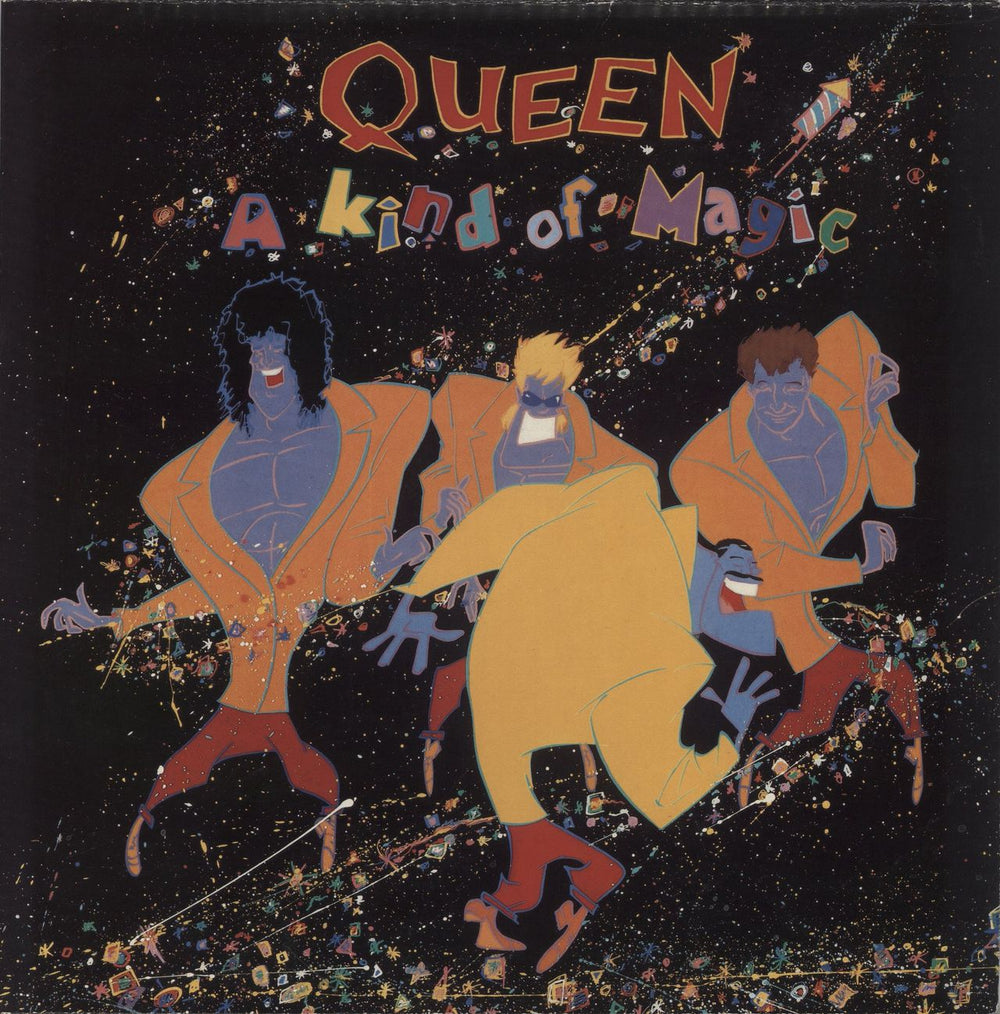 Queen A Kind Of Magic UK vinyl LP album (LP record) EU3509