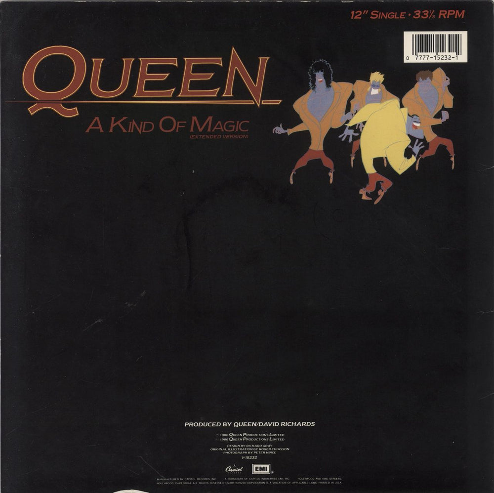 Queen A Kind Of Magic - VG US 12" vinyl single (12 inch record / Maxi-single) 077771523212