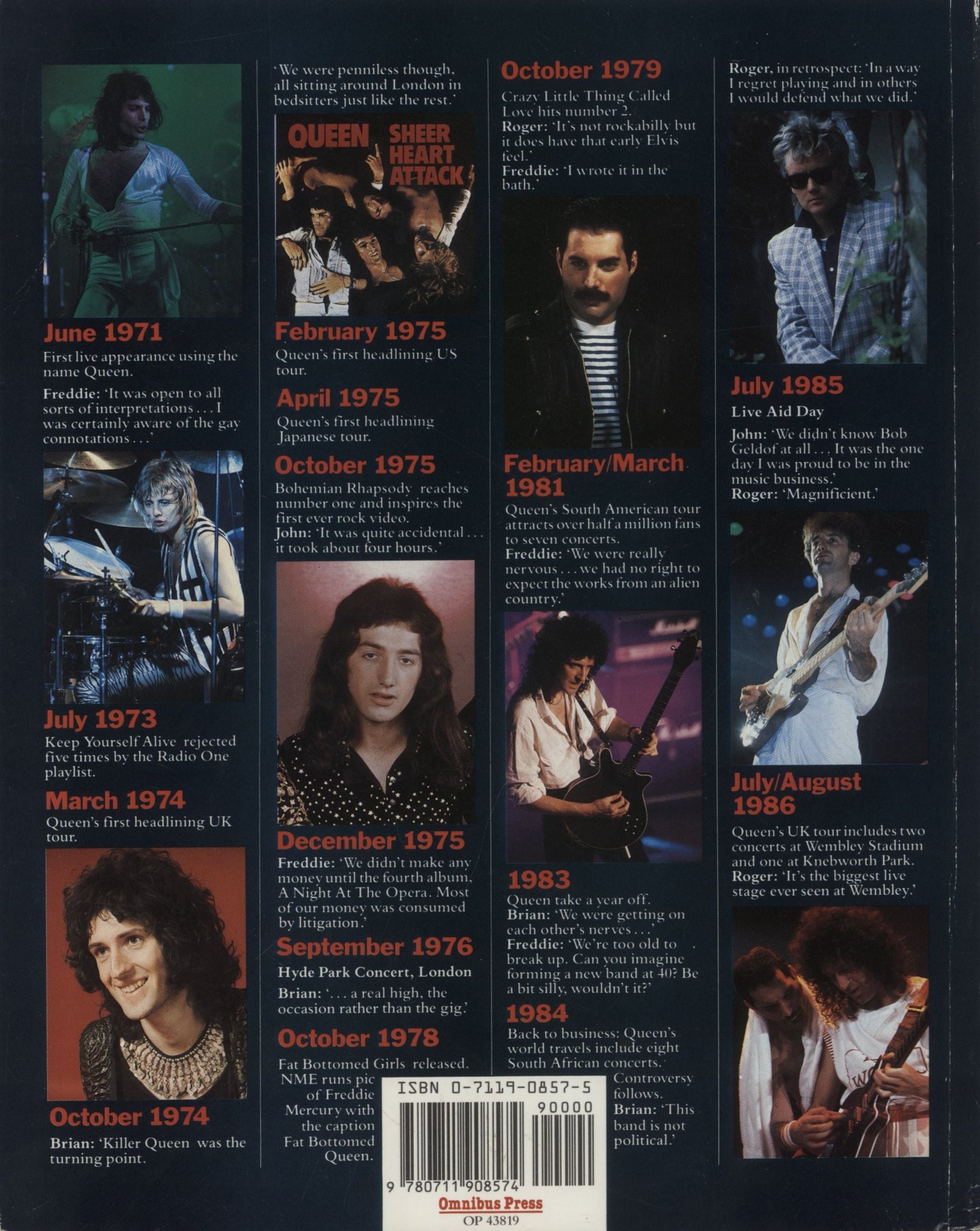 Queen A Visual Documentary UK book