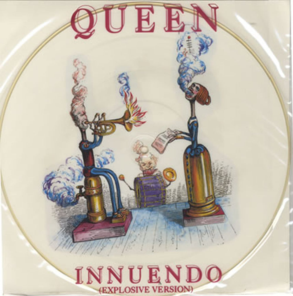 Queen Innuendo UK 12" vinyl picture disc (12 inch picture record) 12QUEENPD16