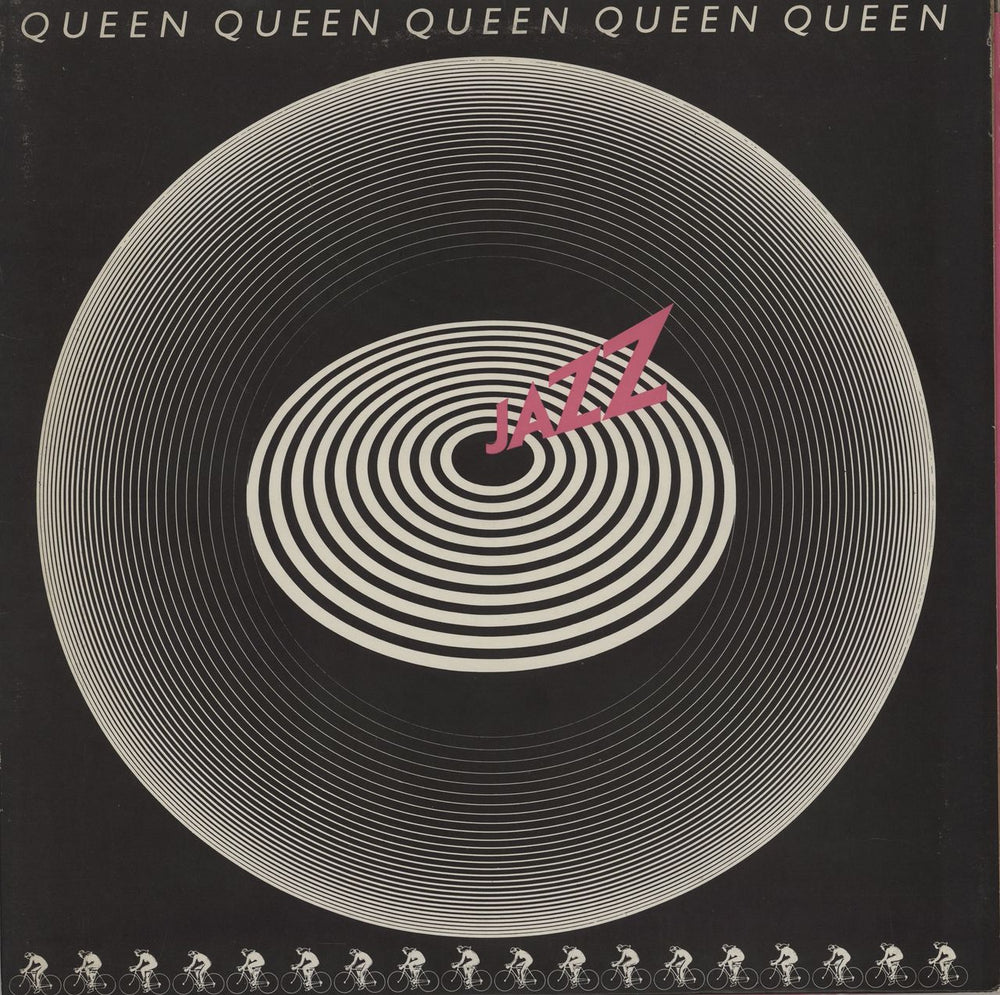 Queen Jazz - 1st + Attached Poster - EX UK vinyl LP album (LP record) EMA788