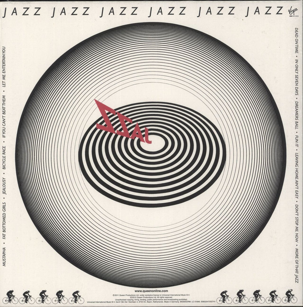 Queen Jazz: Half Speed Mastered - 180gm Vinyl - Shrink UK vinyl LP album (LP record) 602547202741
