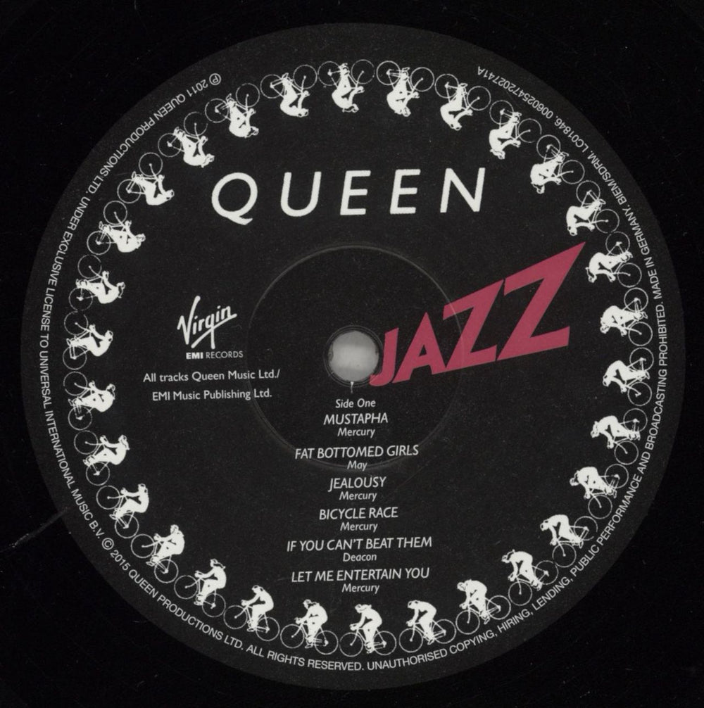 Queen Jazz: Half Speed Mastered - 180gm Vinyl - Shrink UK vinyl LP album (LP record) QUELPJA876548