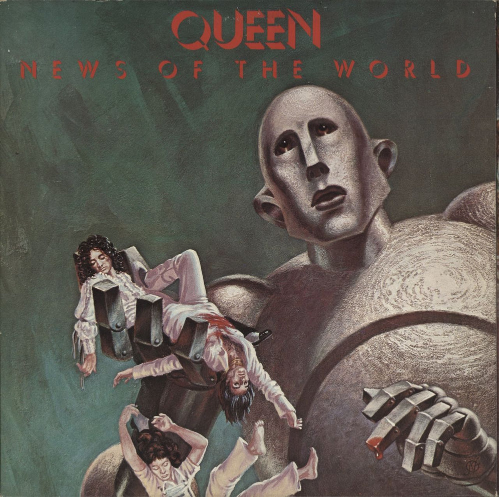 Queen News Of The World - 1st + Die-Cut Inner - EX UK vinyl LP album (LP record) EMA784