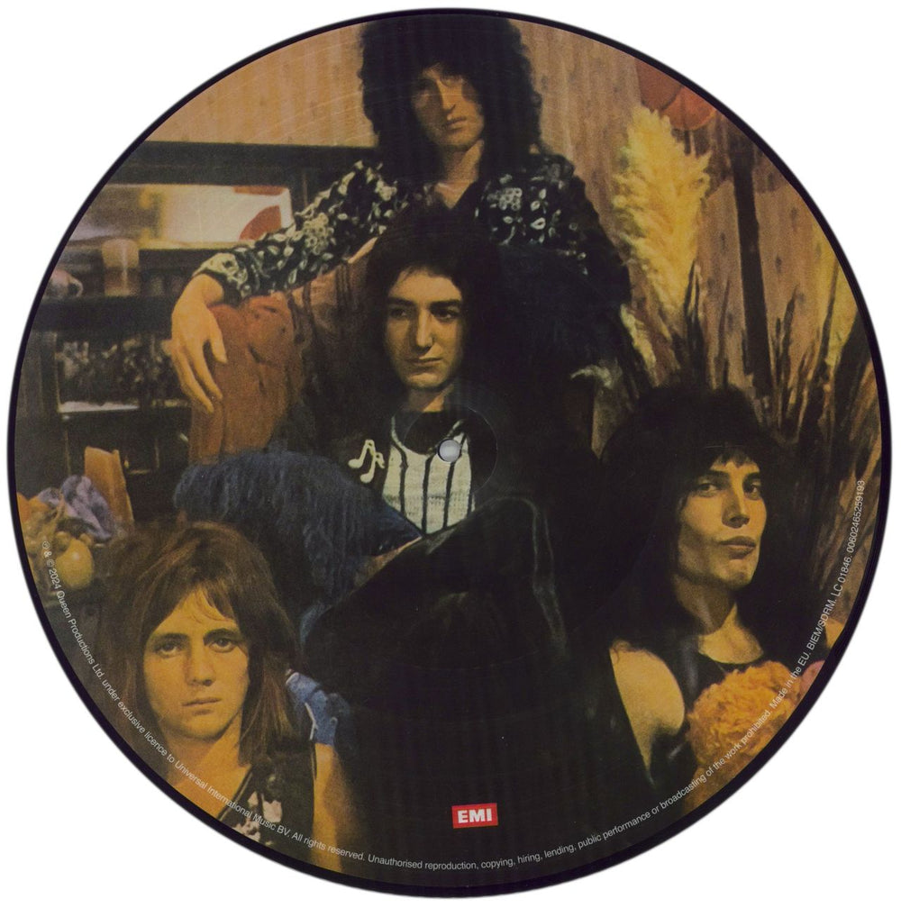 Queen Queen I UK picture disc LP (vinyl picture disc album) QUEPDQU850125