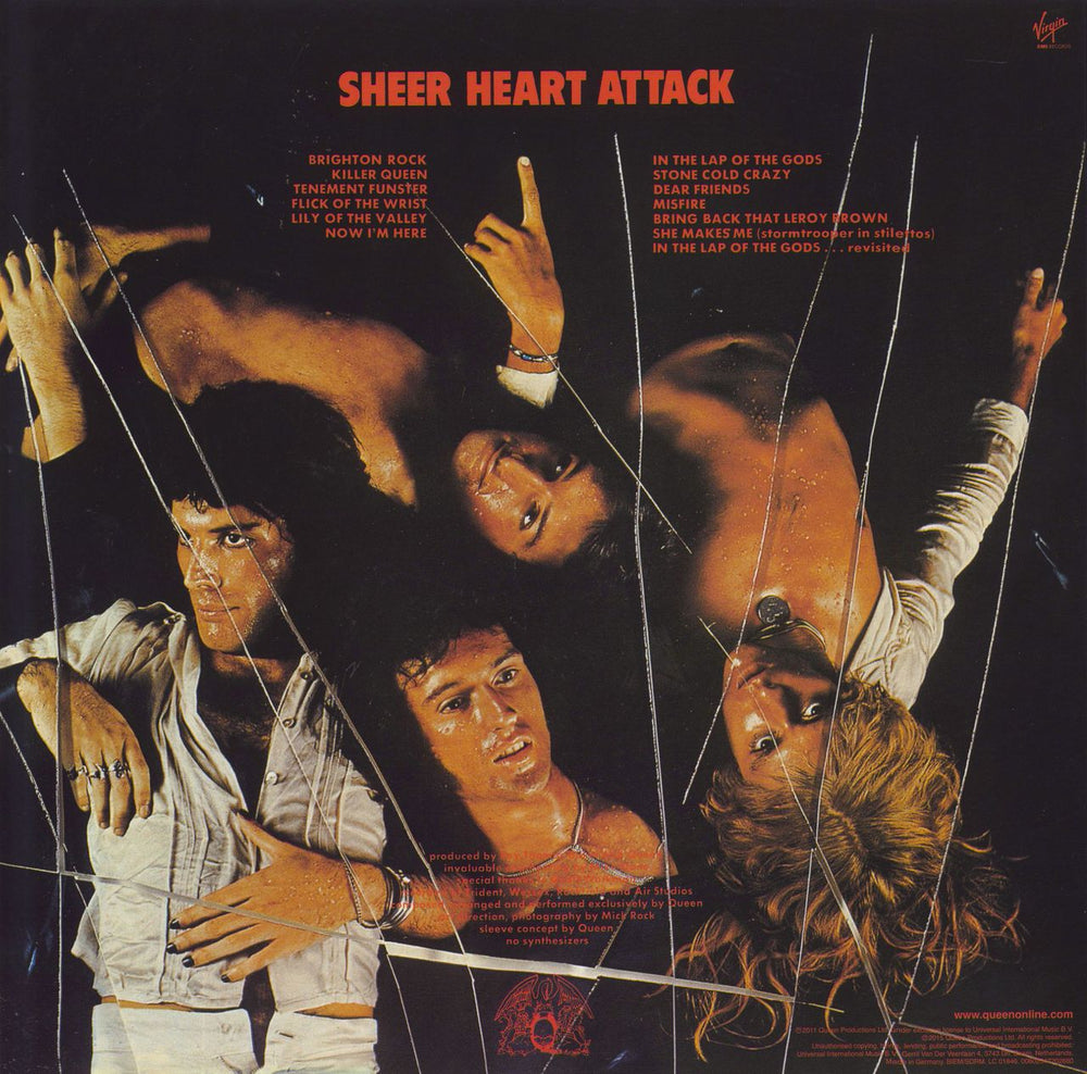 Queen Sheer Heart Attack - 180gram German vinyl LP album (LP record)