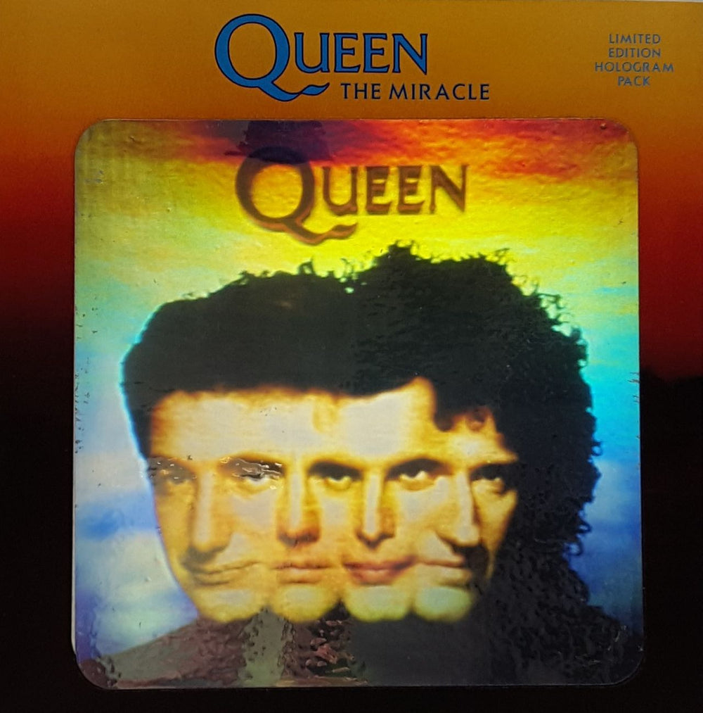 Queen The Miracle - Hologram Sleeve UK 7" vinyl single (7 inch record / 45) QUEENH15