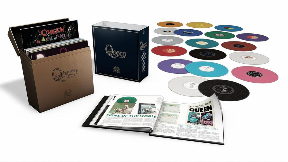 Queen The Queen Studio Collection - Coloured Vinyl - Original Packaging UK Vinyl Box Set 060254720288000000