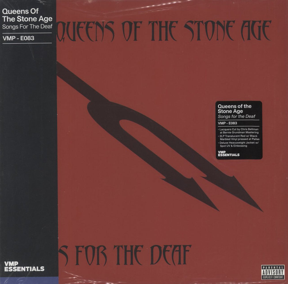 Queens Of The Stone Age Songs For The Deaf - 2nd Edition - Red & Black Marble Vinyl - Sealed US 2-LP vinyl record set (Double LP Album) B0031009-01