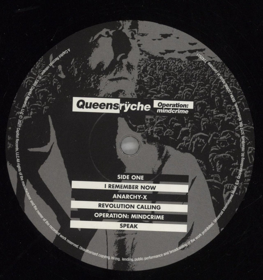 Queensryche Operation: Mindcrime - Remastered - Shrink UK 2-LP vinyl record set (Double LP Album) QRY2LOP859774