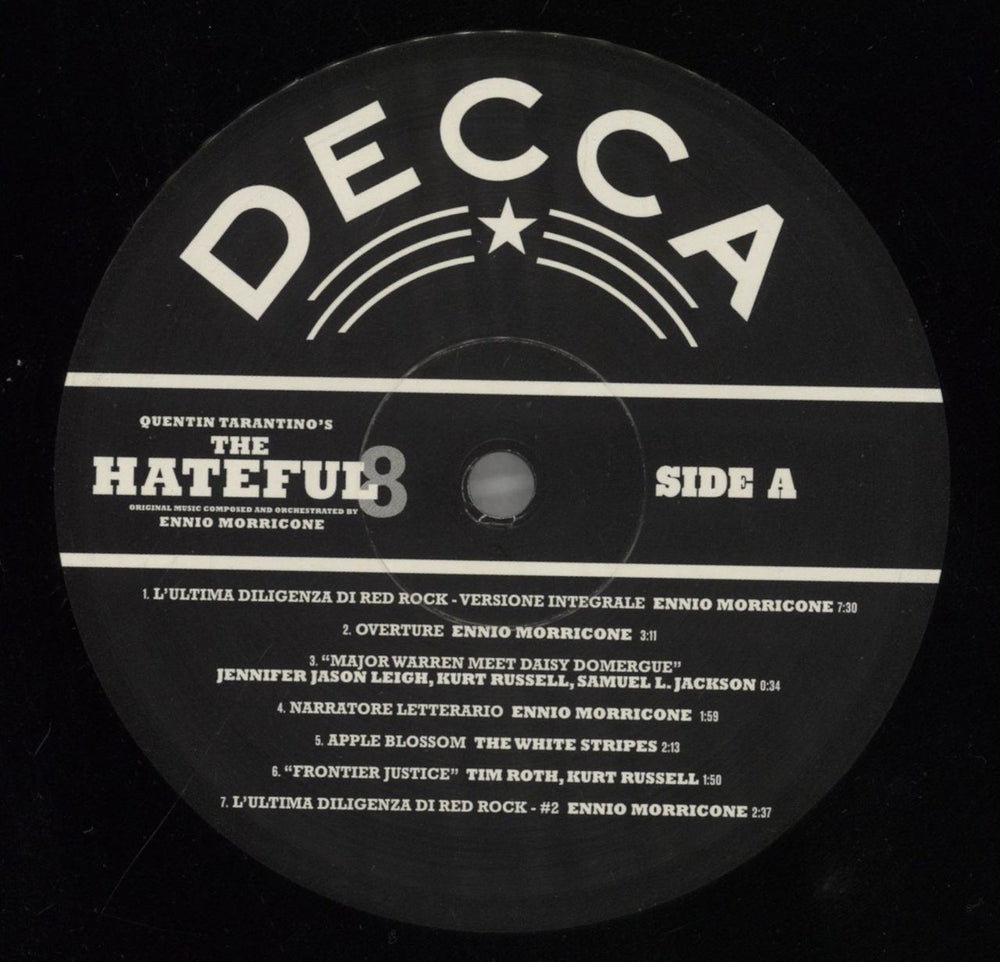 Quentin Tarantino Quentin Tarantino's The H8ful Eight - Hateful Eight UK 2-LP vinyl record set (Double LP Album) QUN2LQU859900