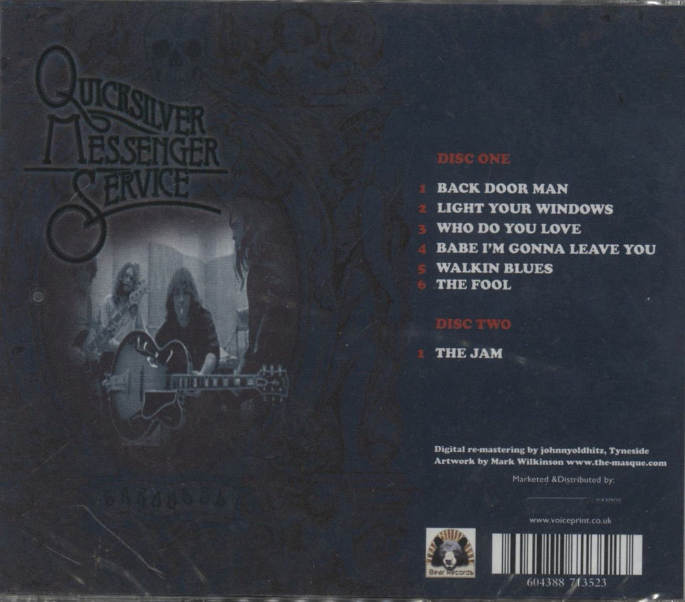 Quicksilver Messenger Service Live At The Carousel Ballroom, San Francisco, 4th April 1968 - Sealed UK 2 CD album set (Double CD) 604388713523