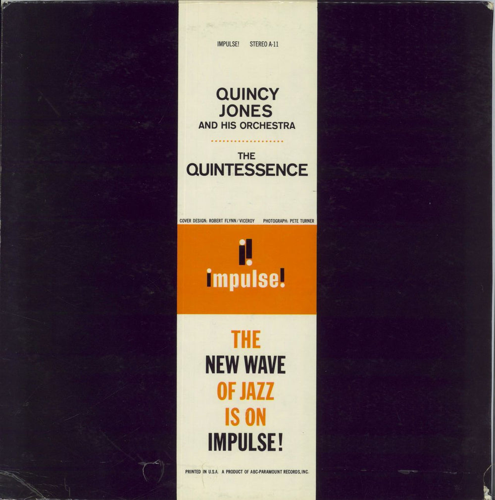 Quincy Jones The Quintessence - 2nd US vinyl LP album (LP record)