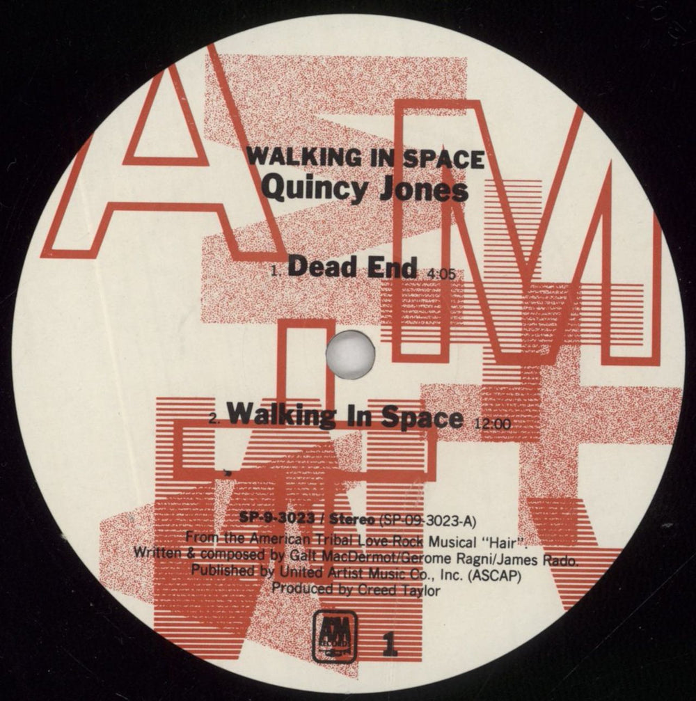 Quincy Jones Walking In Space - Half-Speed US vinyl LP album (LP record) QUJLPWA541685