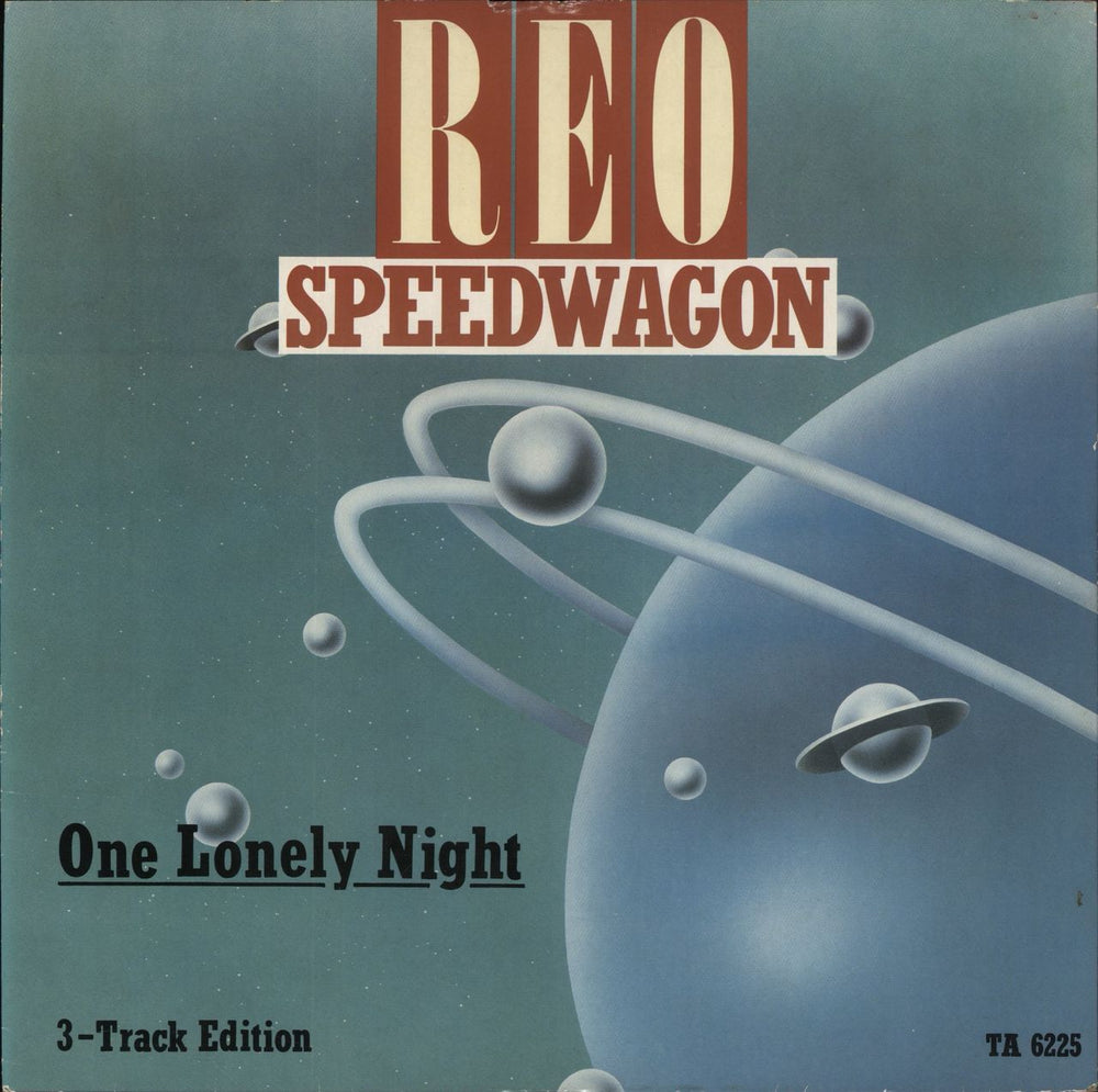 R.E.O. Speedwagon One Lonely Night UK 12" vinyl single (12 inch record / Maxi-single) TA6225