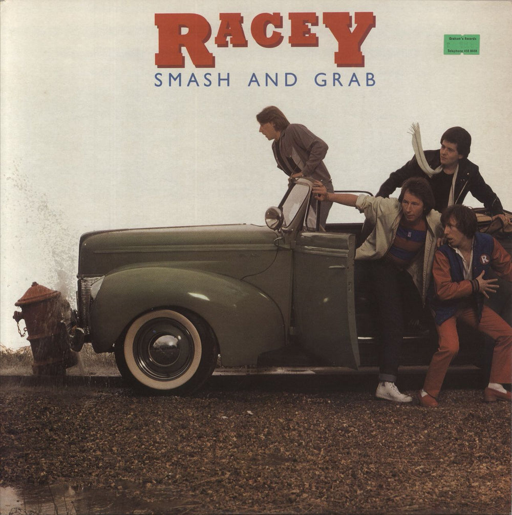 Racey Smash And Grab Australian vinyl LP album (LP record) SRAK537