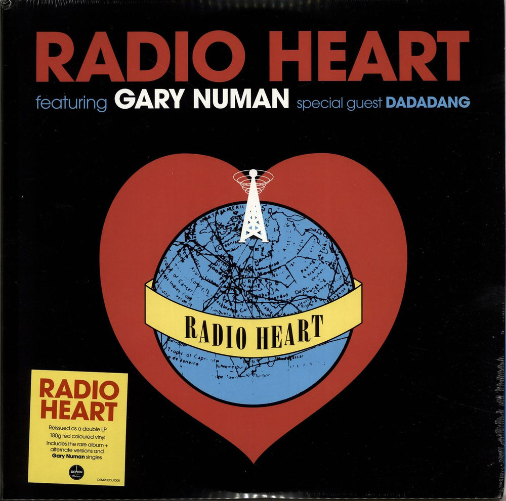 Radio Heart Radio Heart - 180gm Red UK 2-LP vinyl record set (Double LP Album) DEMRECDLX008