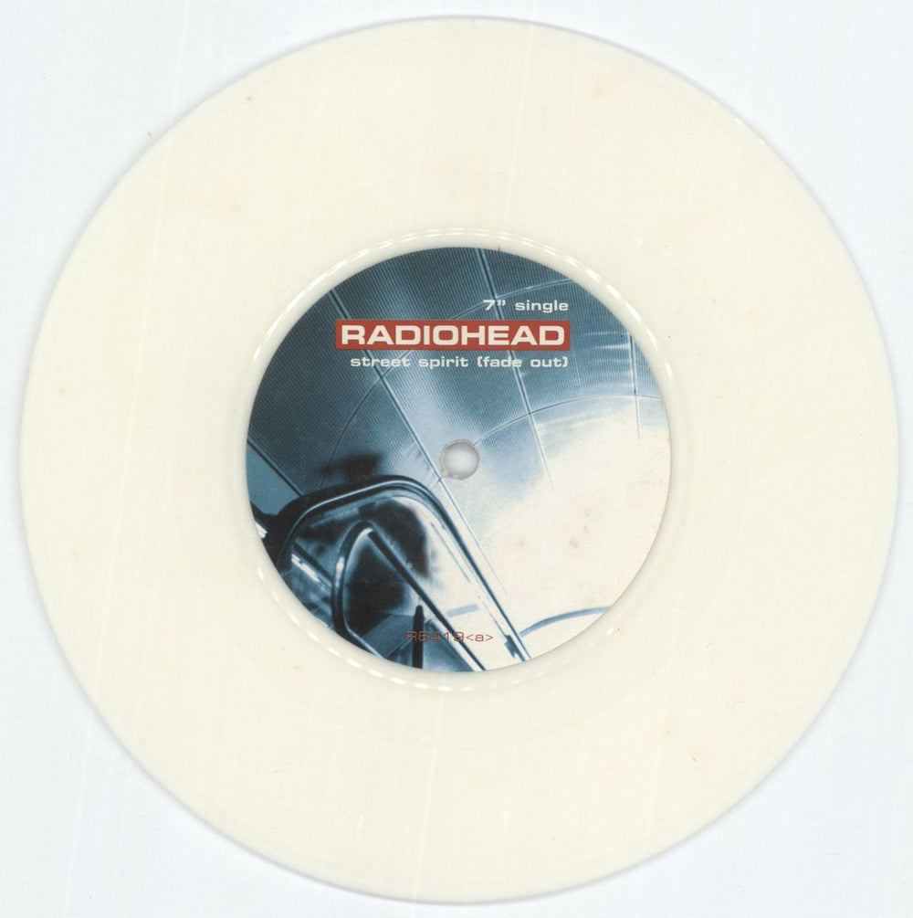 Radiohead Street Spirit [Fade Out] - White Vinyl - VG UK 7" vinyl single (7 inch record / 45) R-H07ST877206
