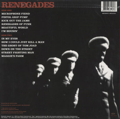 Rage Against The Machine Renegades - 180gm Red Vinyl - Number 003 UK vinyl LP album (LP record) 886976651817