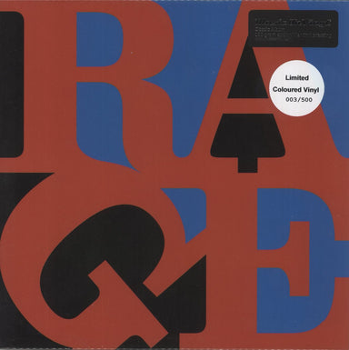 Rage Against The Machine Renegades - 180gm Red Vinyl - Number 003 UK vinyl LP album (LP record) MOVLP073