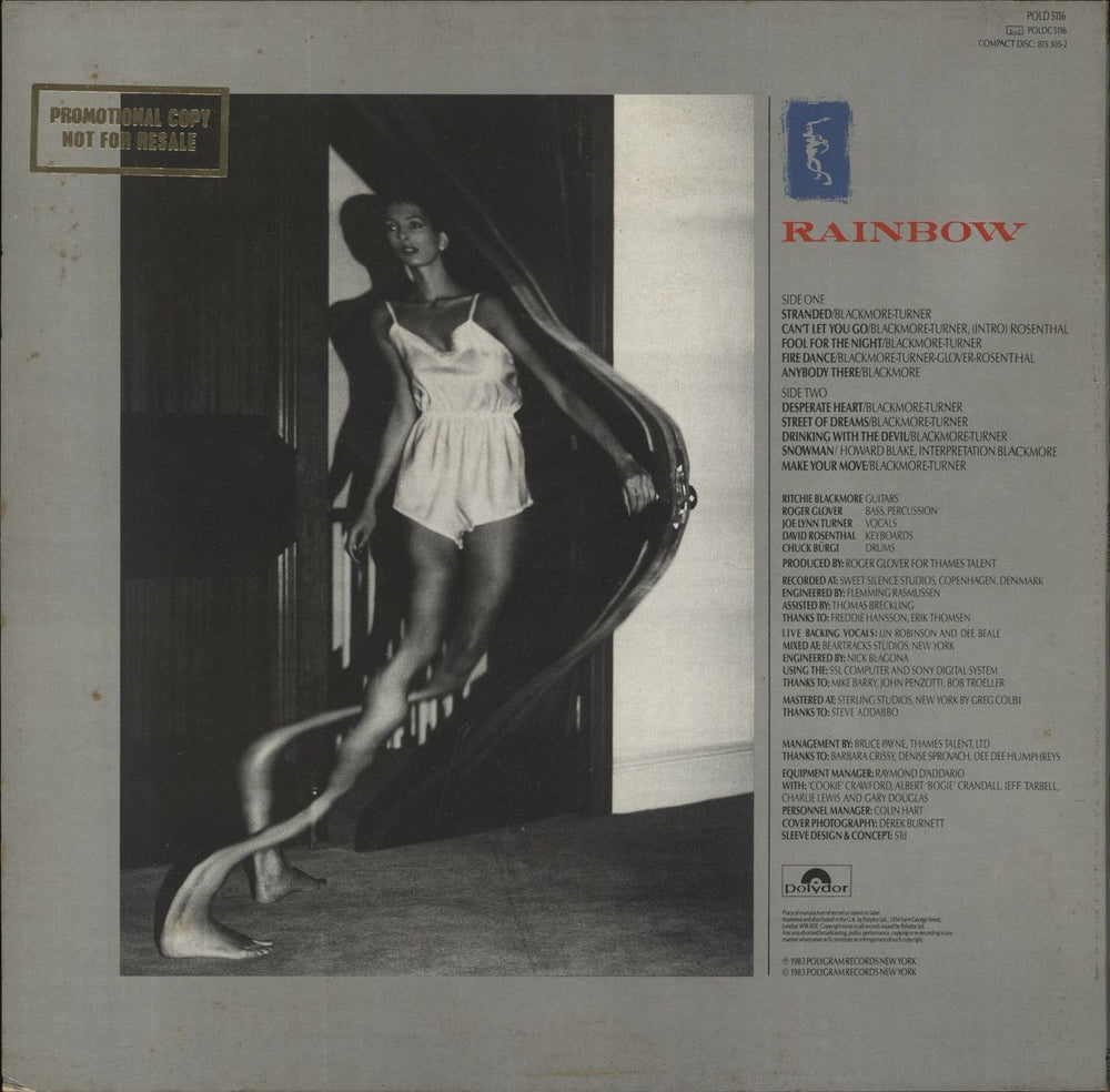 Rainbow Bent Out Of Shape - Stickered Sleeve + Gold promo stamp UK vinyl LP album (LP record)