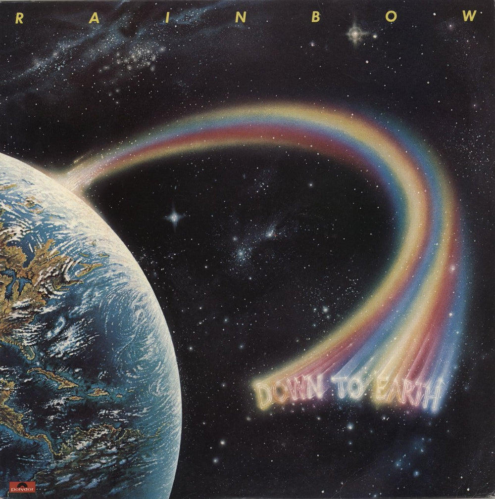Rainbow Down To Earth - Black Vinyl - Complete UK vinyl LP album (LP record) POLD5023