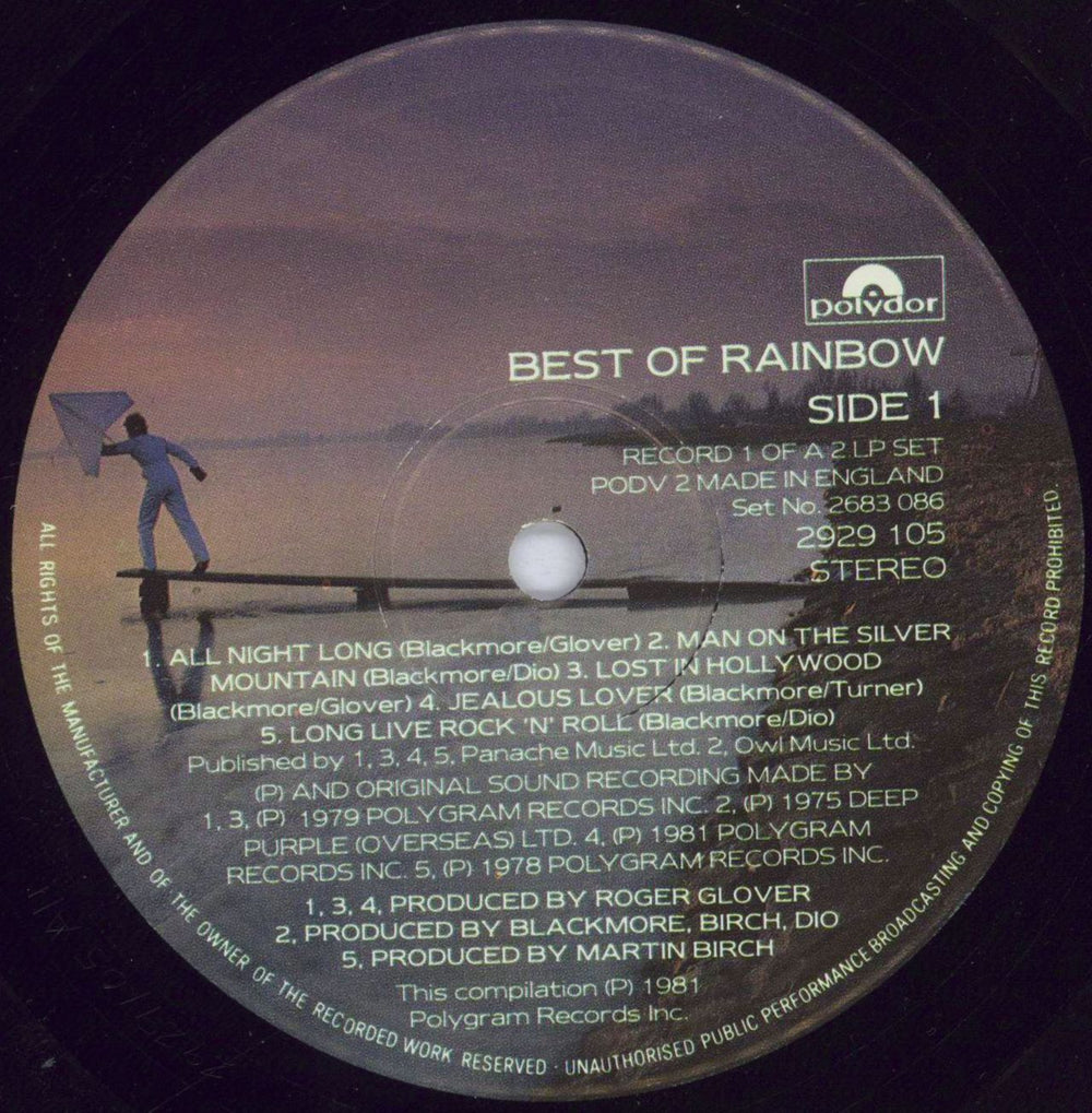 Rainbow The Best Of Rainbow + Merch form - EX UK 2-LP vinyl record set (Double LP Album) RBO2LTH832794