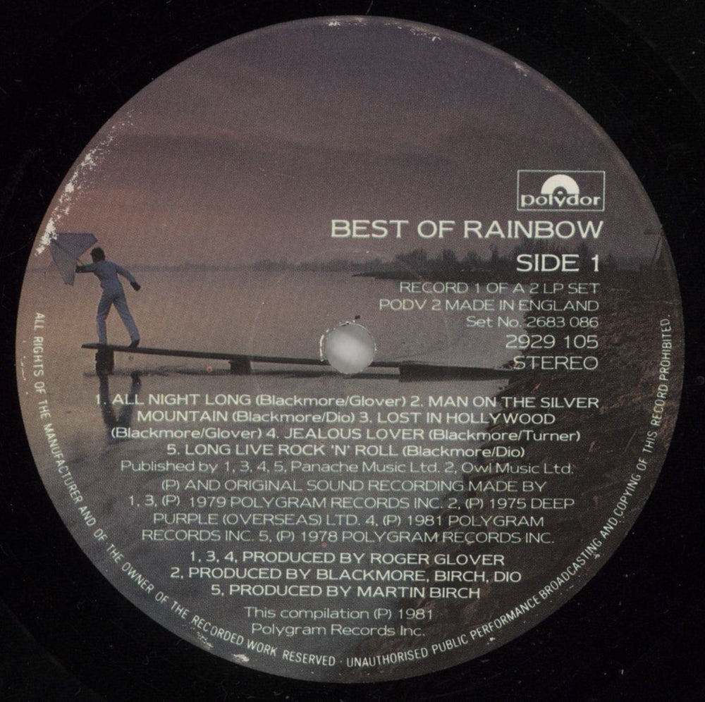 Rainbow The Best Of Rainbow + Merch form - EX UK 2-LP vinyl record set (Double LP Album) RBO2LTH832794