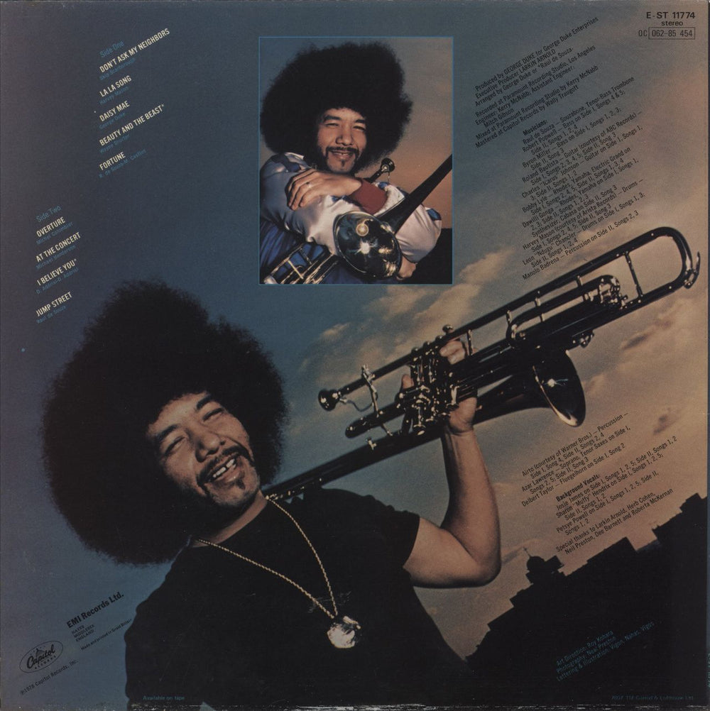 Raul De Souza Don't Ask My Neighbour UK vinyl LP album (LP record)