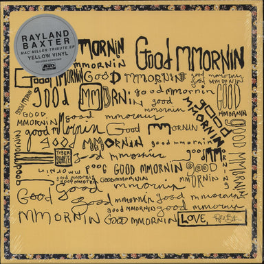 Rayland Baxter Good Mmornin - Yellow Vinyl - Shrink US vinyl LP album (LP record) ATO0509