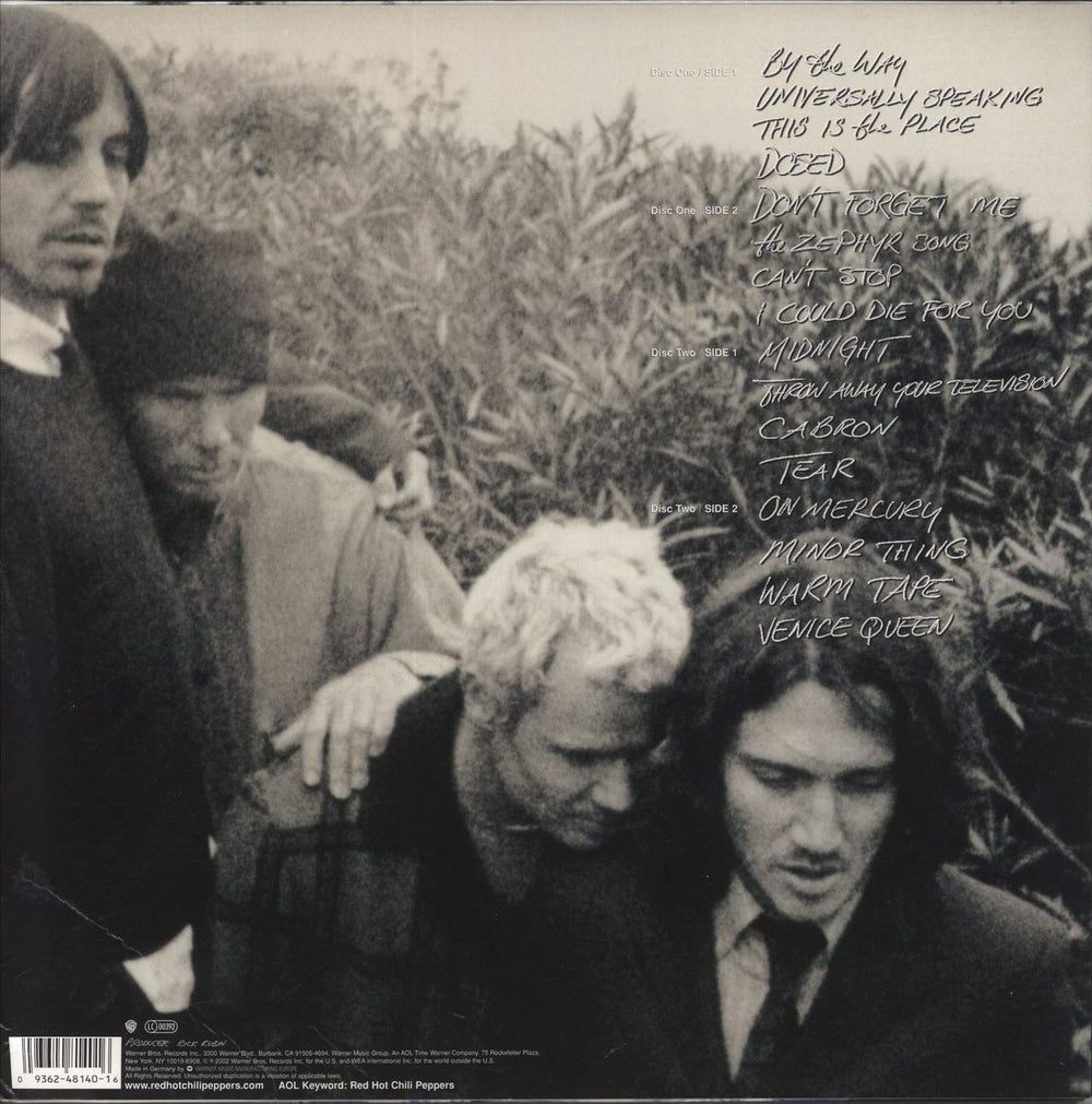 Red Hot Chili Peppers By The Way German 2-LP vinyl record set (Double LP Album) 093624814016