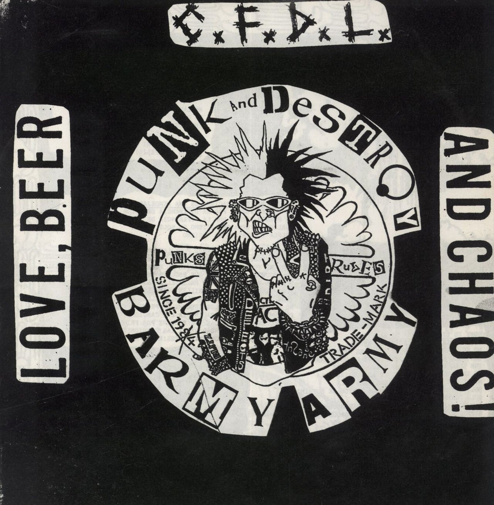 Regeneracion Regeneracion / Love, Beer And Chaos! Mexican 7" vinyl single (7 inch record / 45)