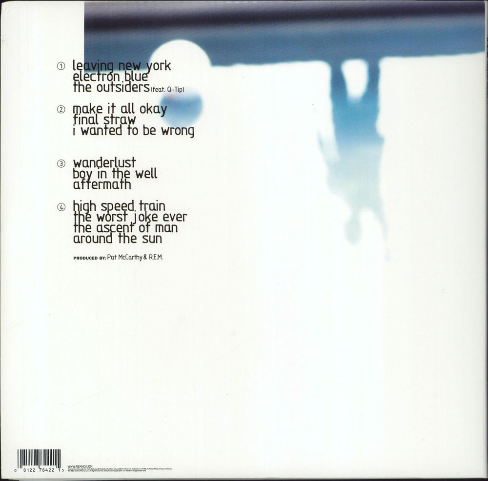 REM Around The Sun US 2-LP vinyl record set (Double LP Album) 828766098921