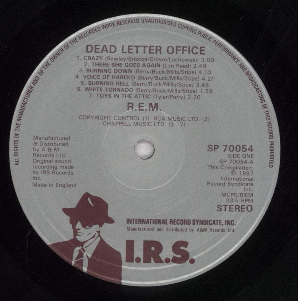 REM Dead Letter Office + Inner - EX UK vinyl LP album (LP record) REMLPDE830053