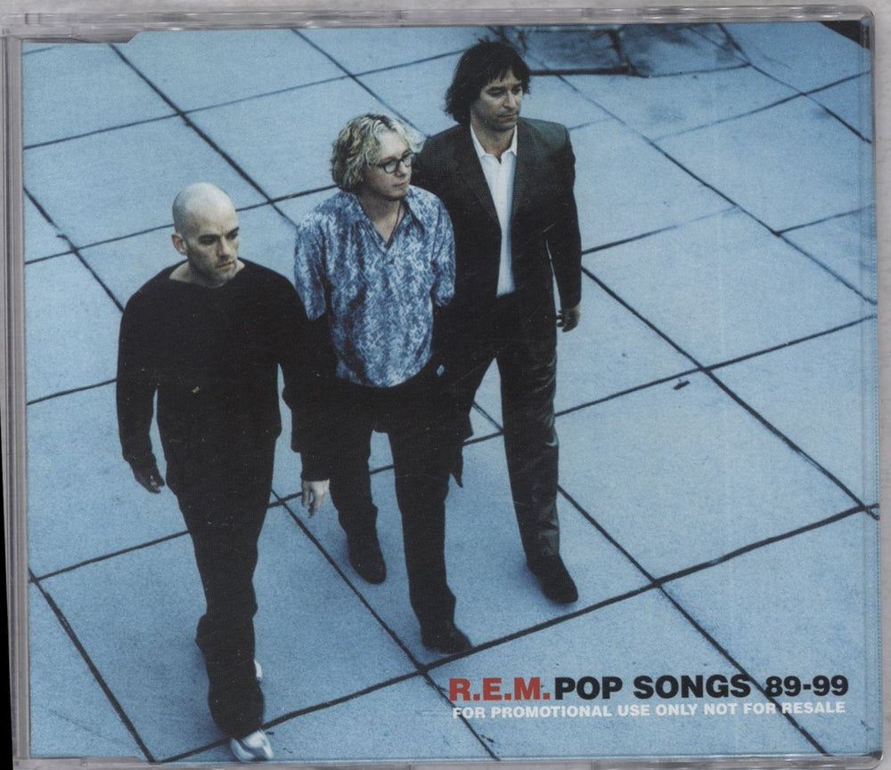 REM Pop Songs 89-99 UK Promo CD album (CDLP) SAM00132