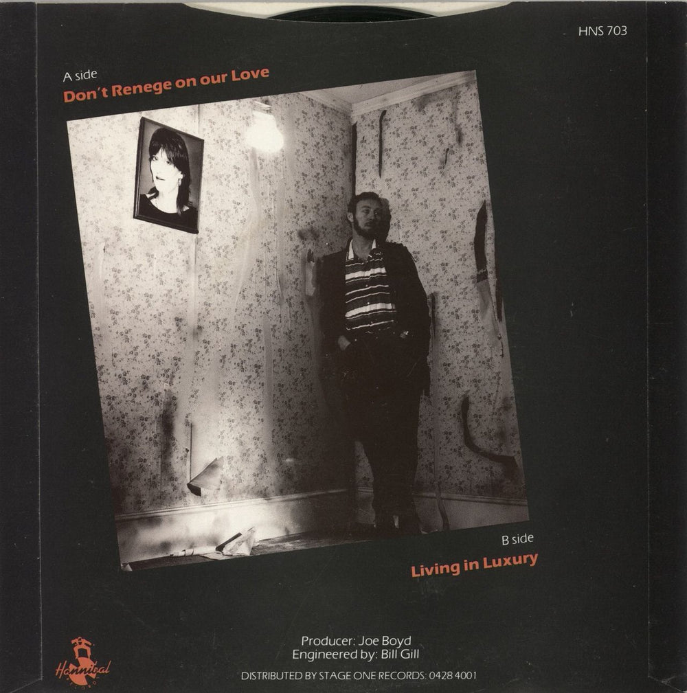 Richard & Linda Thompson Don't Renege On Our Love UK 7" vinyl single (7 inch record / 45)