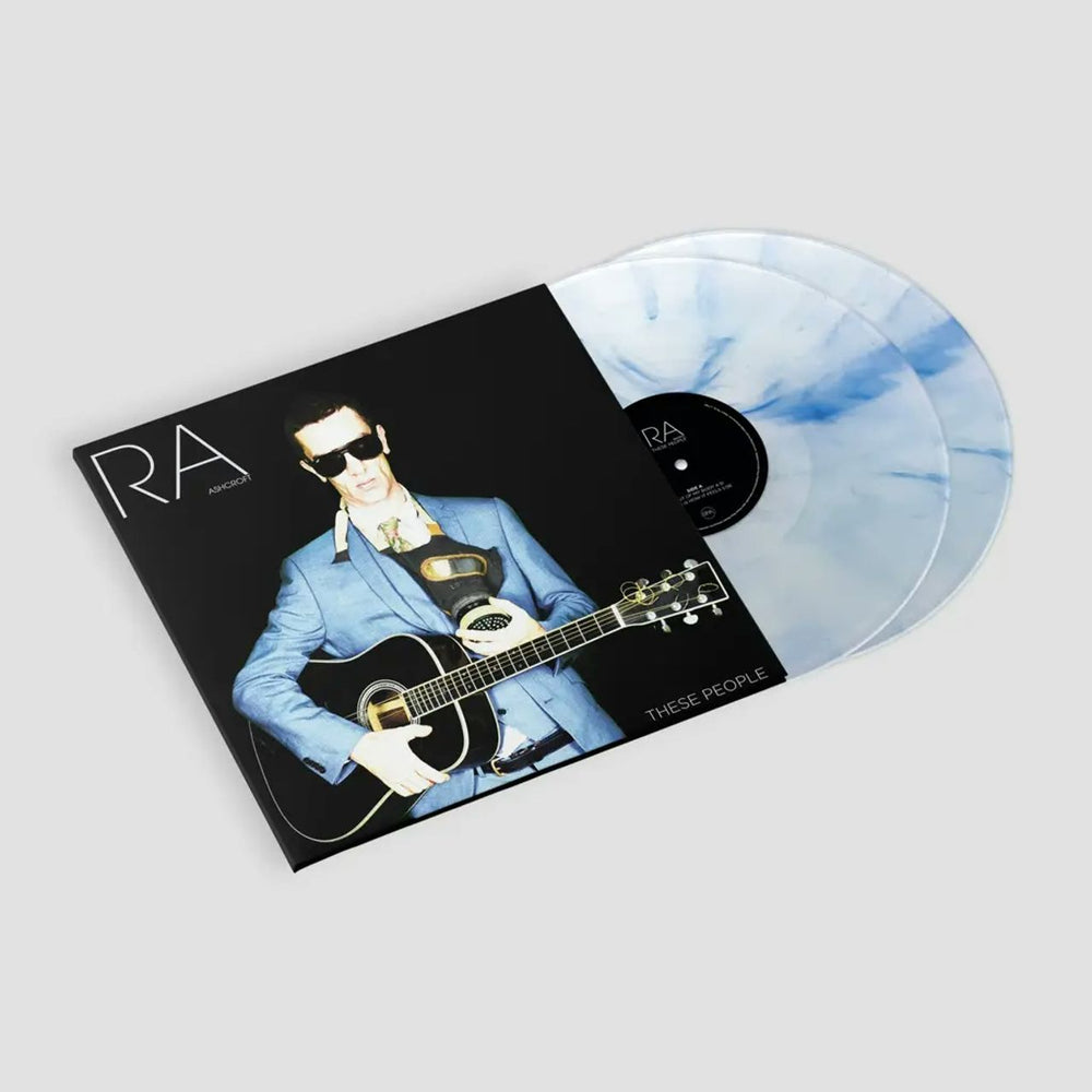 Richard Ashcroft These People - Clear And Blue Marble Vinyl - Sealed UK 2-LP vinyl record set (Double LP Album) CFT2LTH840116