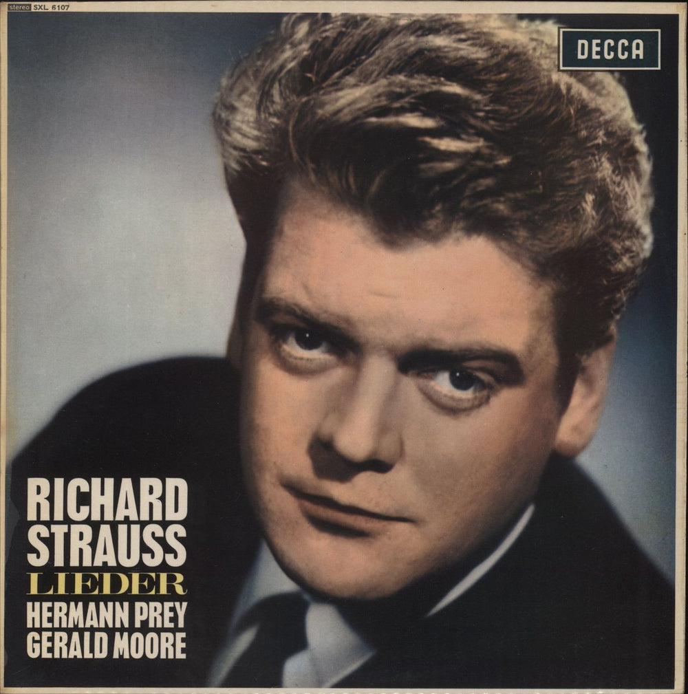 Richard Strauss Lieder UK vinyl LP album (LP record) SXL6107