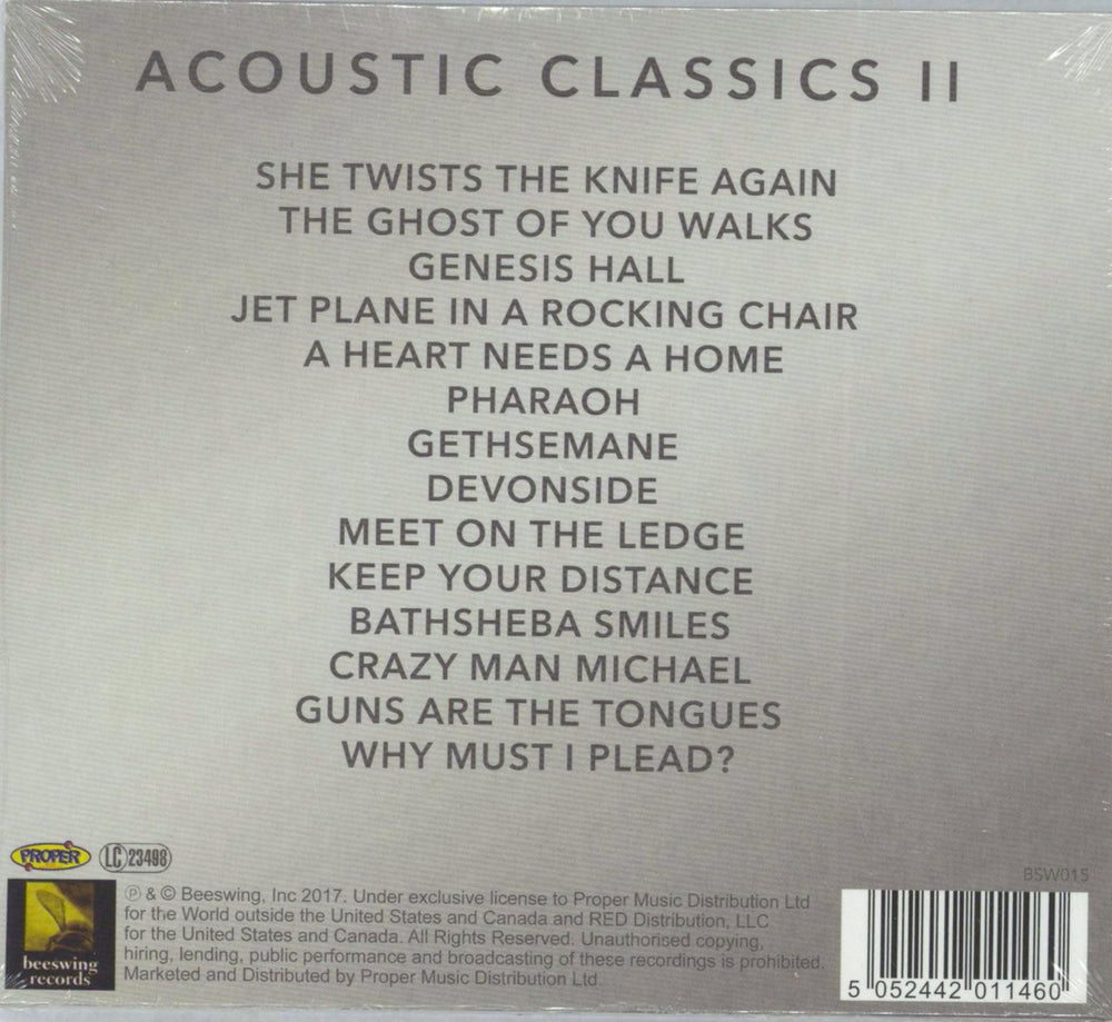 Richard Thompson Acoustic Classics II - Sealed UK CD album (CDLP) RTHCDAC870454