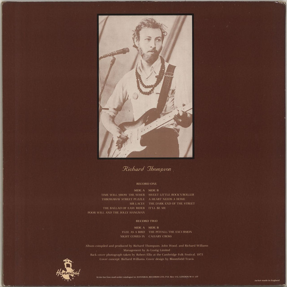 Richard Thompson Richard Thompson (Guitar, Vocal) - EX UK 2-LP vinyl record set (Double LP Album)