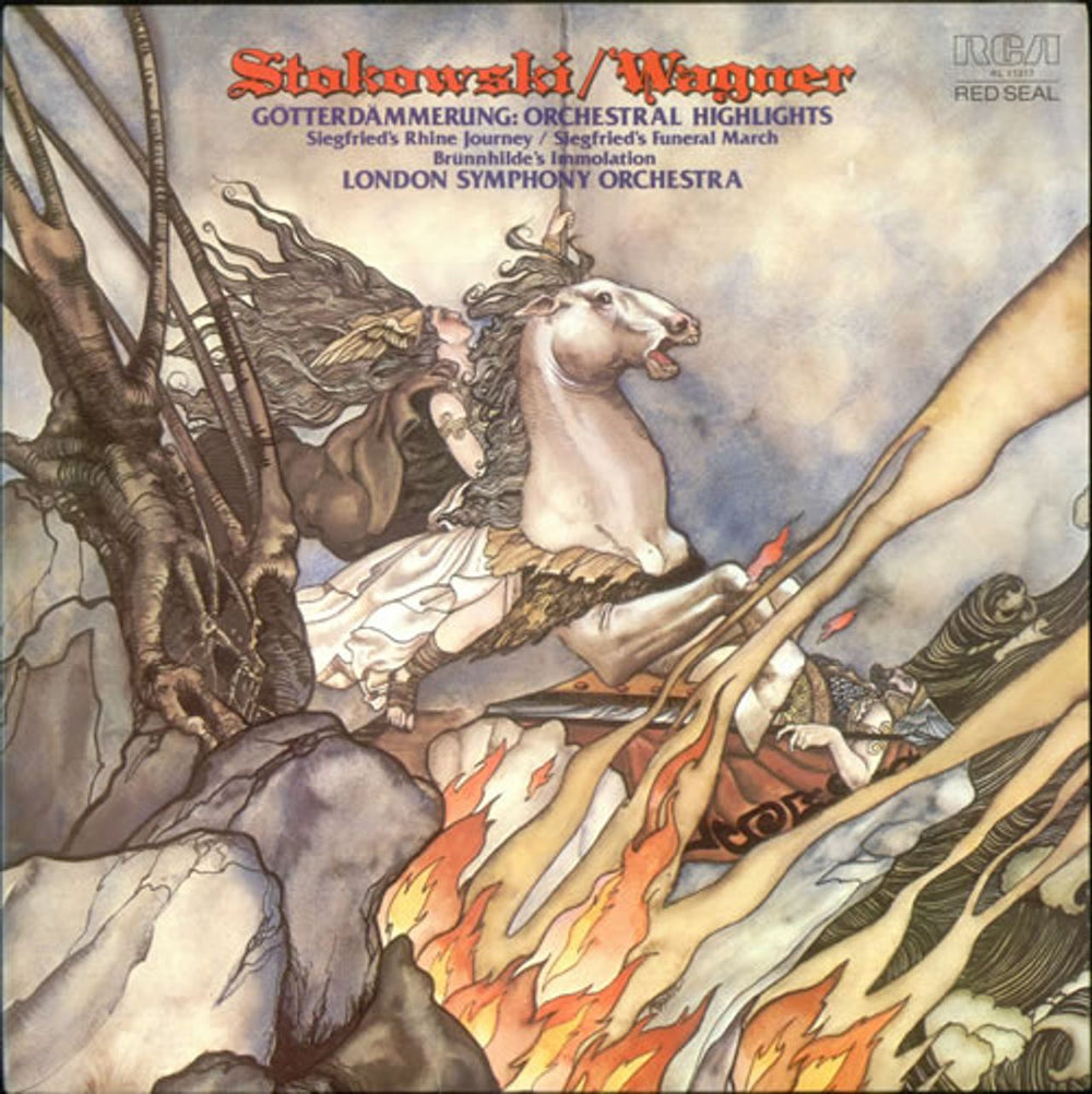 Richard Wagner Gotterdammerung Orchestral Highlights UK vinyl LP album (LP record) RL11317