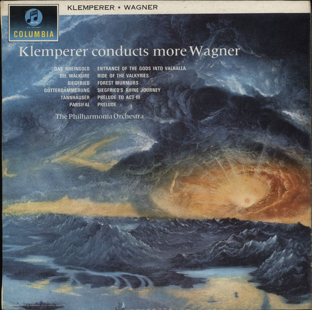 Richard Wagner Klemperer conducts more Wagner UK vinyl LP album (LP record) SAX2464