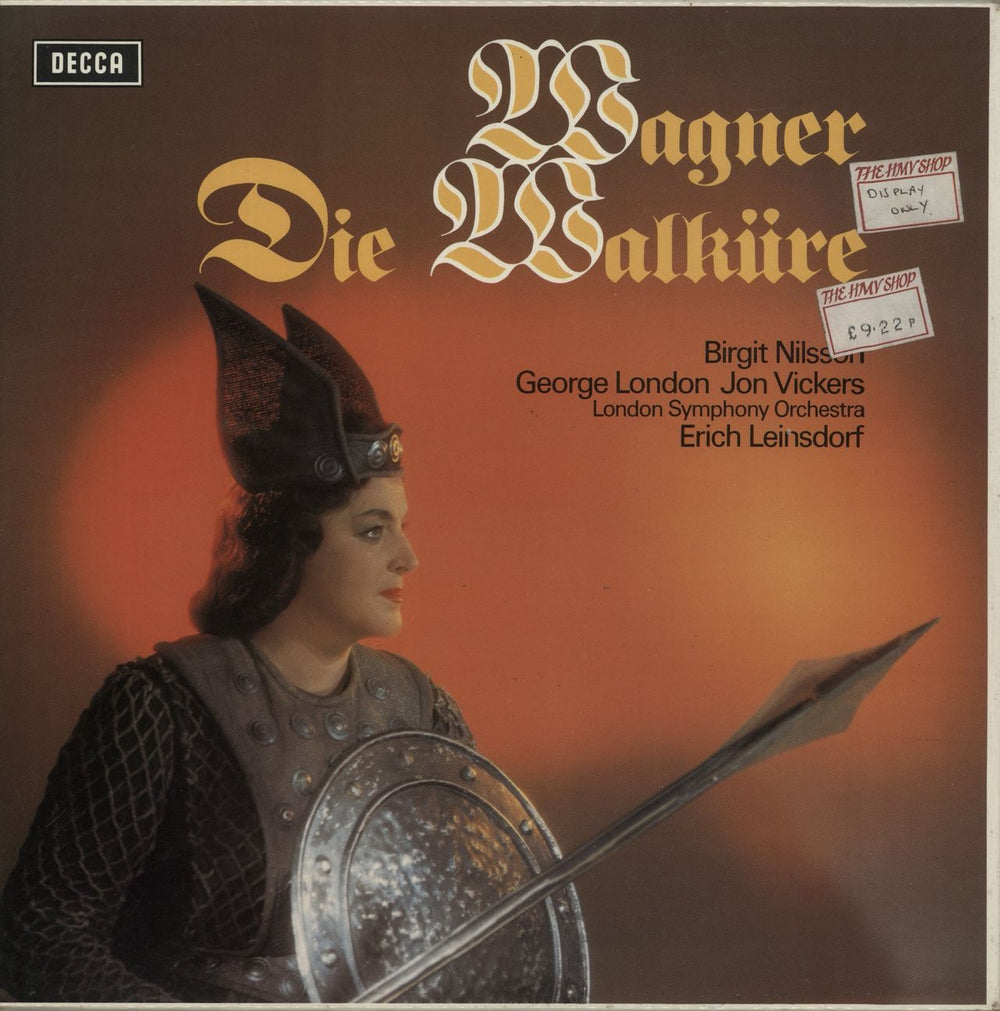Richard Wagner Wagner: Die Walkure UK Vinyl Box Set 7BB125-9