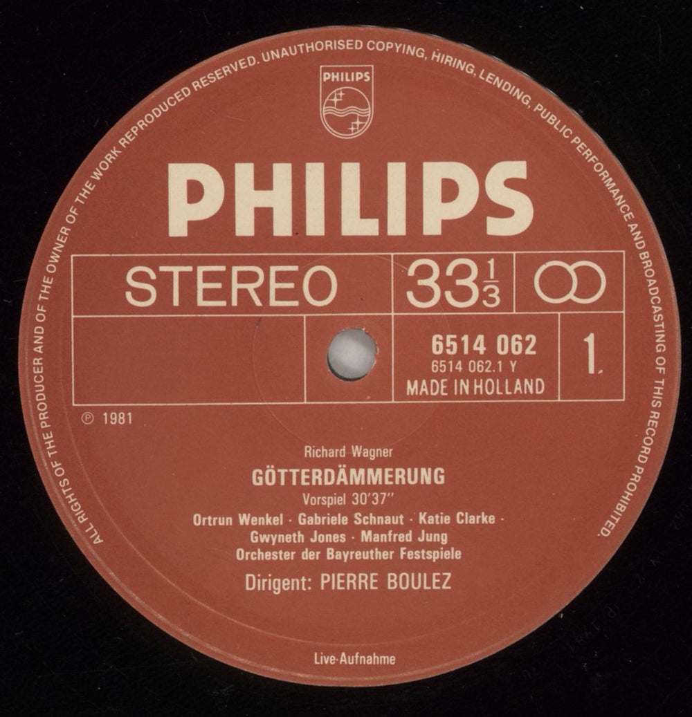 Richard Wagner Wagner: Götterdämmerung Dutch Vinyl Box Set WGXVXWA880119
