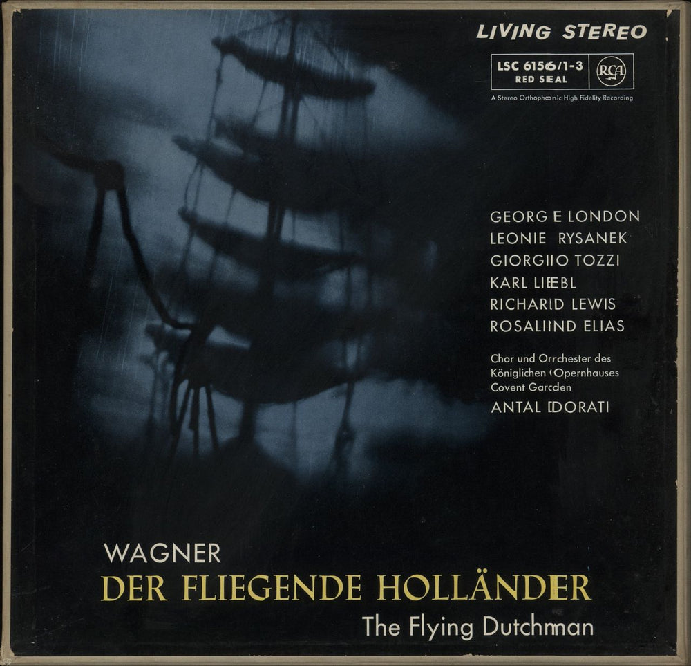 Richard Wagner Wagner: The Flying Dutchman German Vinyl Box Set LSC6156/1-3